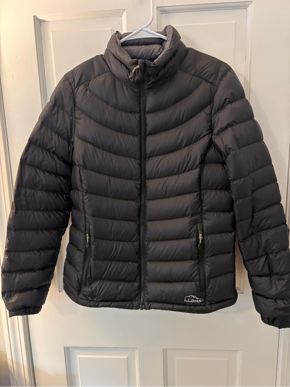 Ladies LL Bean Ultralight 850 Goose Down Jacket in Black Size Small